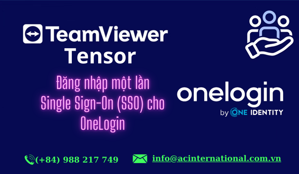 Tensor Log In TeamViewer Tensor: Đăng nhập một lần Single Sign-On (SSO) cho OneLogin ...