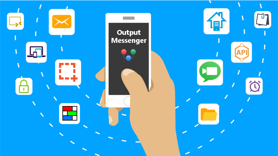 Tính năng Output Messenger