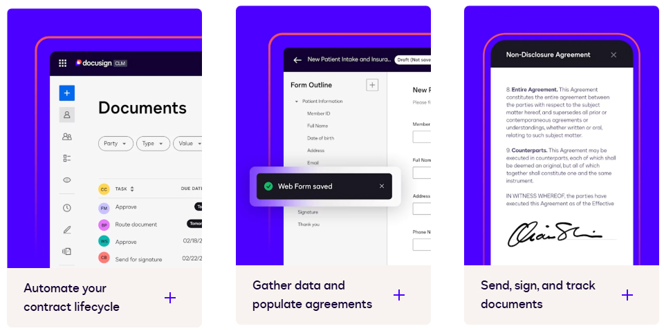 Tính năng Docusign bản quyền