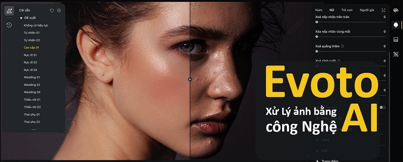 Phần mềm Evoto AI