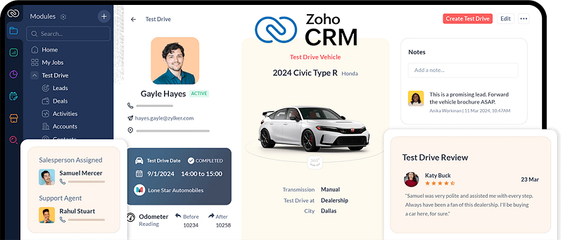 Phần mềm Zoho CRM