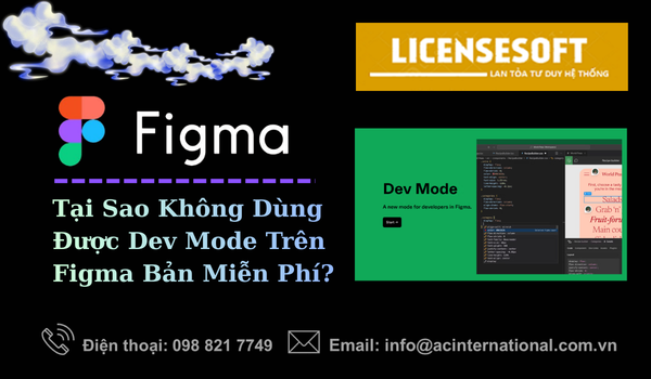 Tại Sao Không Dùng Được Dev Mode Trên Figma Bản Free?