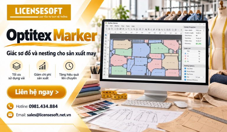 Optitex Marker - Giác sơ đồ và nesting cho sản xuất may