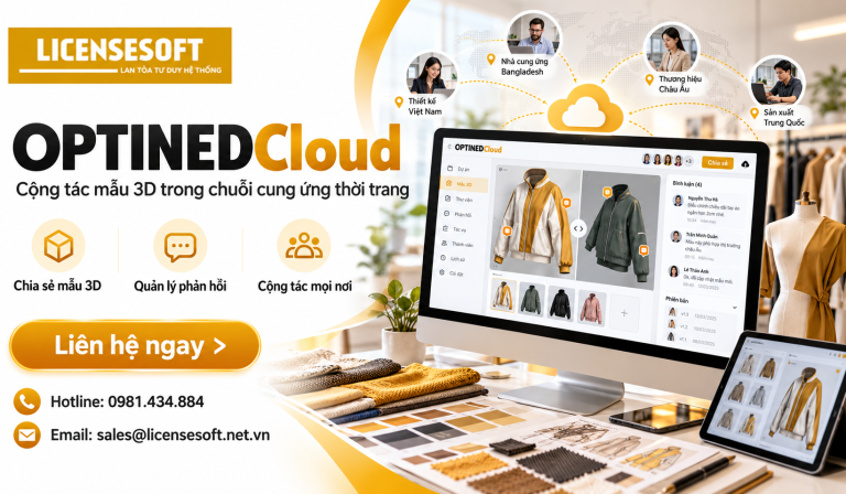Nền tảng cộng tác thời trang 3D OptinedCloud