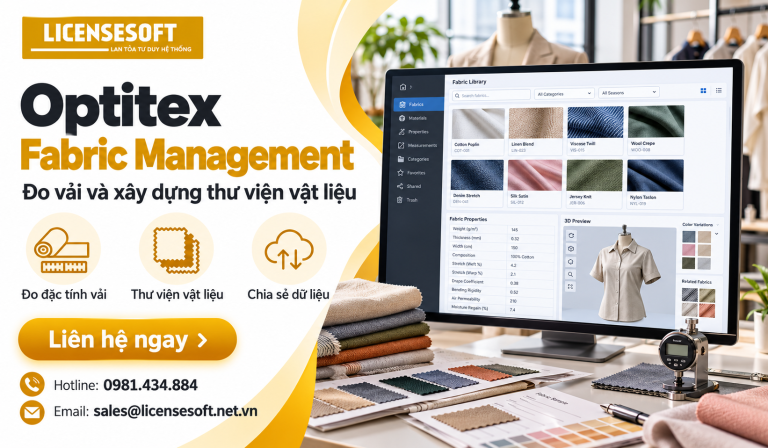 Optitex Fabric Management – Quản lý vật liệu vải