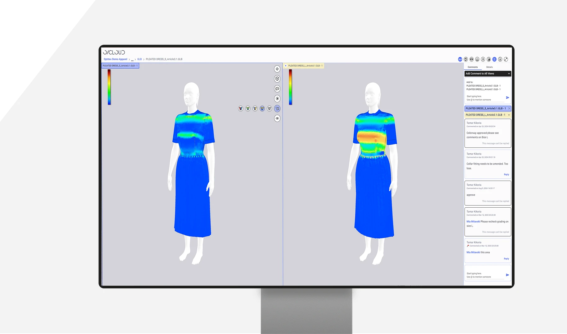 Bộ 2D/3D Integrated Suite trên trang Fashion and Apparel Bundles của Optitex