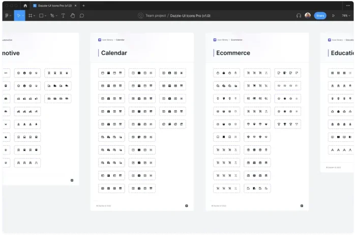 Dazzle UI thư viện