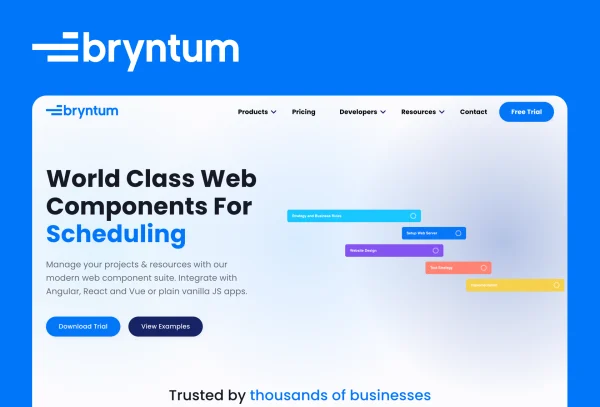 bryntum scheduler - LicenseSoft